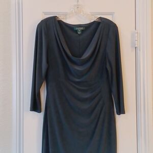 Dark Green Cocktail Dress sz 12P